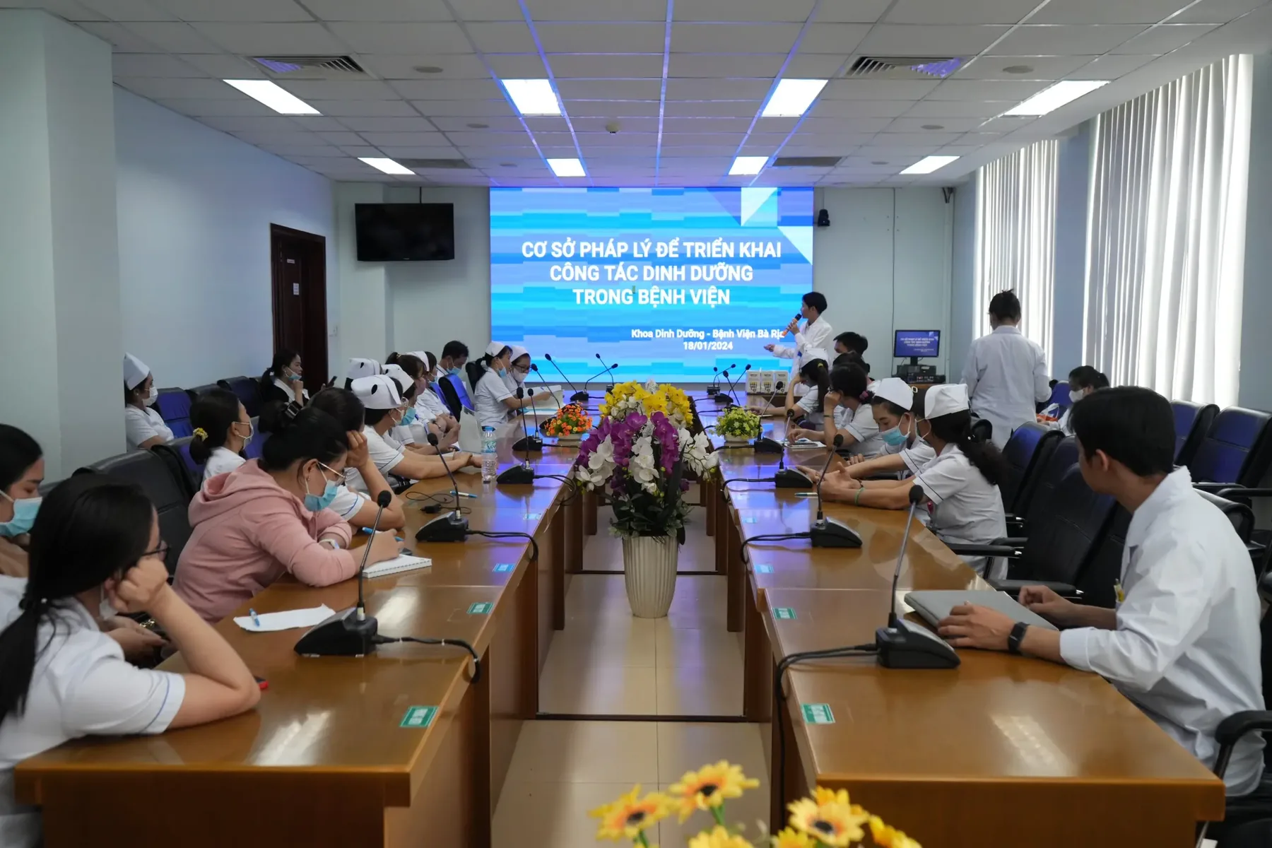 Đào tạo nội bộ về dinh dưỡng tại bệnh viện