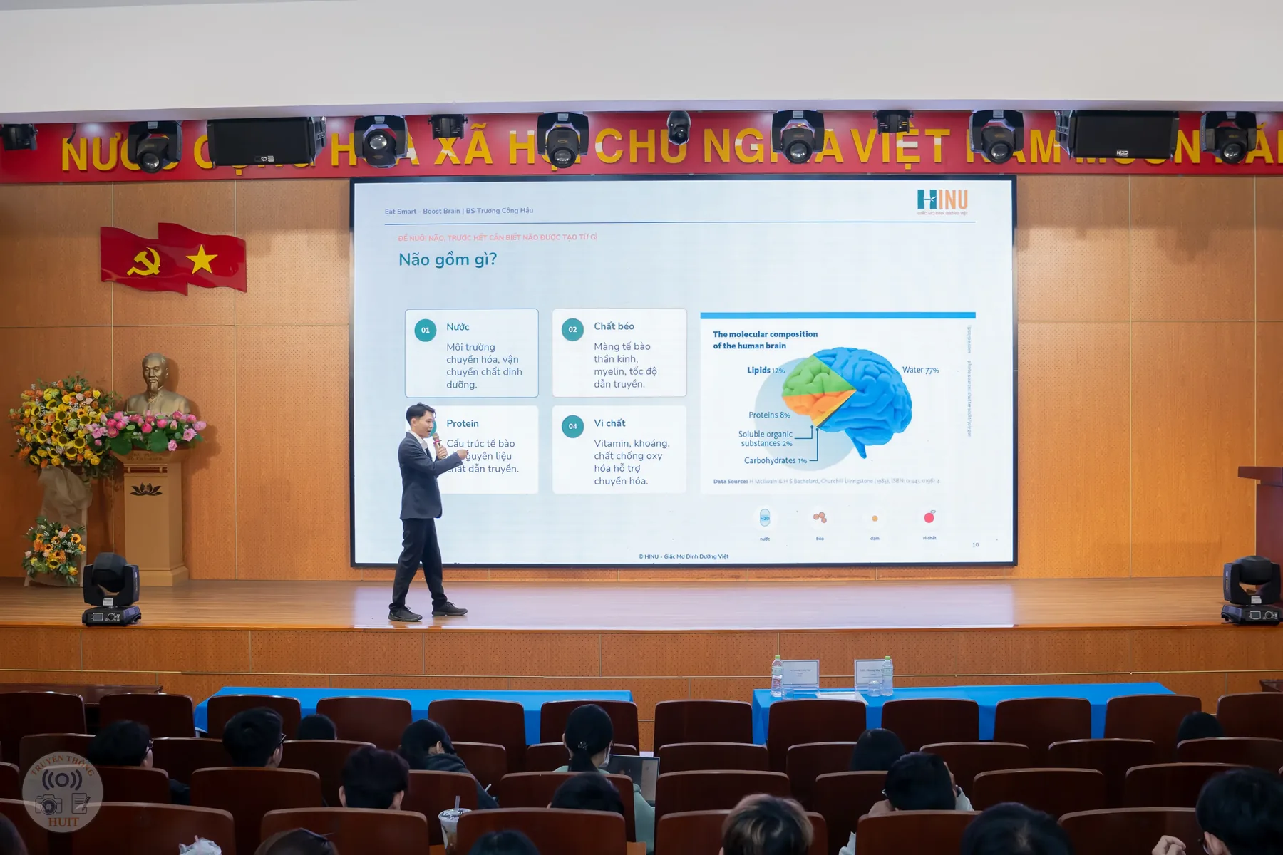 Giảng chuyên đề dinh dưỡng tại trường đại học